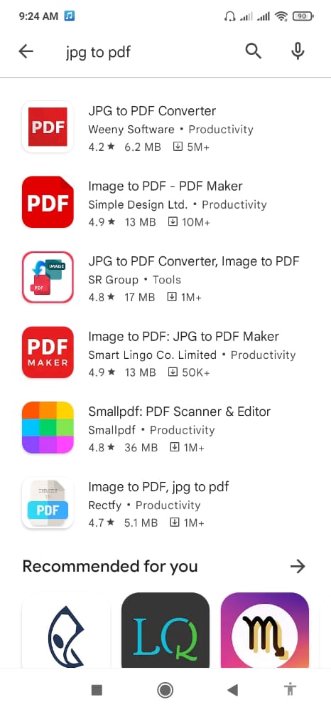 چگونه به وسیله اپلیکیشن عکس را در اندروید به pdf تبدیل کنیم ؟