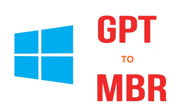 چگونه می توان GPT را بدون پاک شدن اطلاعات از Command Prompt به MBR تبدیل کرد؟