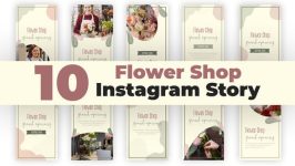 دانلود پروژه آماده افترافکت Flower Shop Instagram Stories