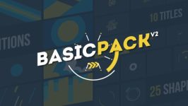 دانلود فایل رایگان افترافکت برای معرفی پک Basic Pack